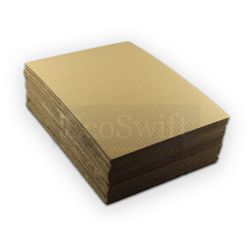 1-200 EcoSwift Corrugated Cardboard Pad Filler Insert 32 ECT 1/8″ Thick 8.5 x 11