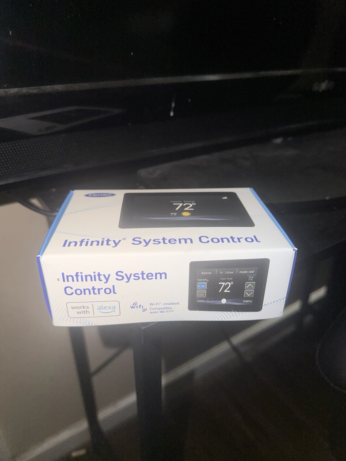 Carrier Infinity System Control Wi-Fi Touchscreen Programmable Thermostat Alexa