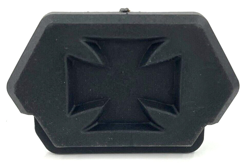 IRON CROSS SIDEARM STEP END CAPS MATTE BLACK *** LOT OF 4 ***