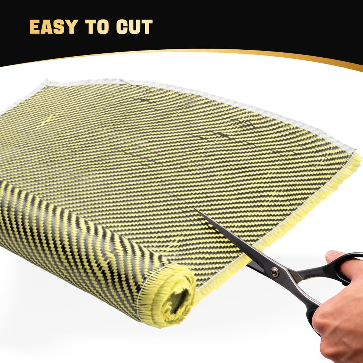 BARTOO 4.9ft x 12″ Carbon Fiber Cloth Roll, 2 x 2 Twill Weave 3k/220g High St…
