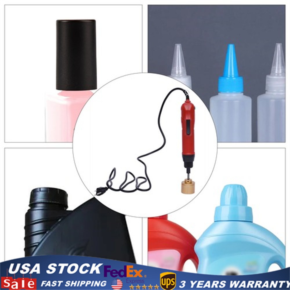 Electric Bottle Capping Machine Manual Screw Capper Cap Sealing Tool 10-30mm