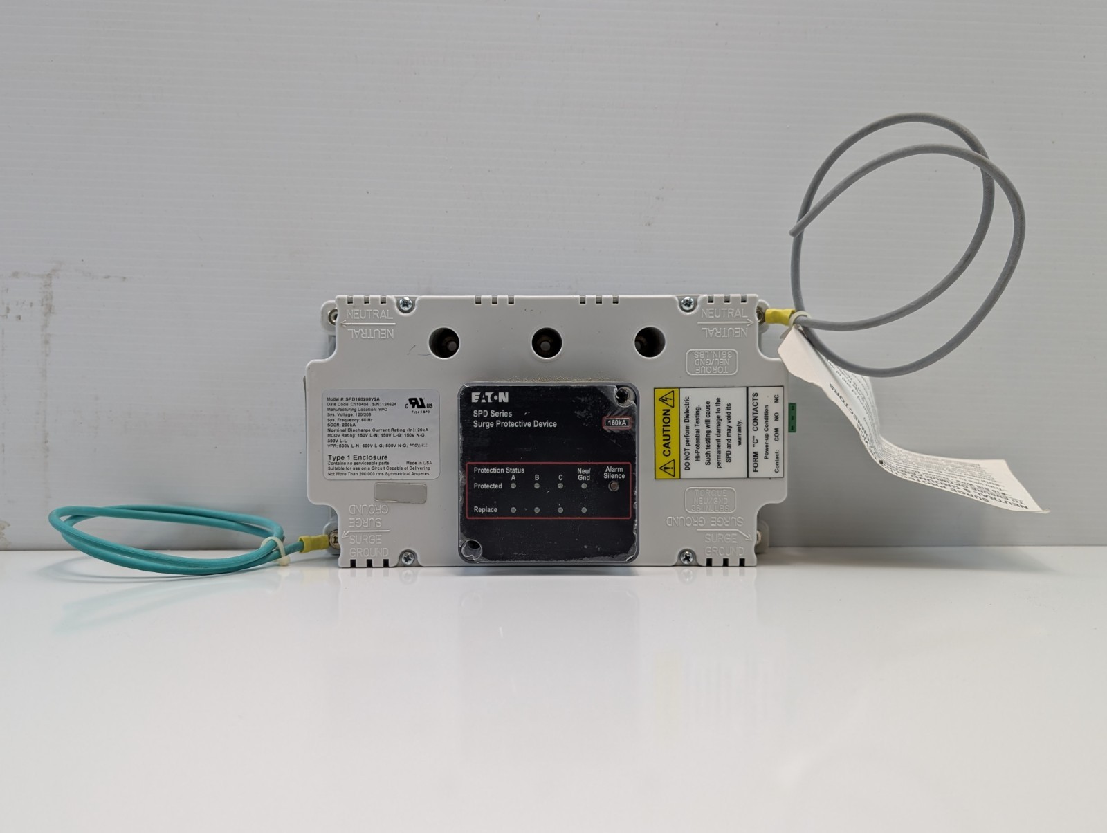 EATON SPD160208Y2A surge protector 200k AIC 120/208V 60HZ