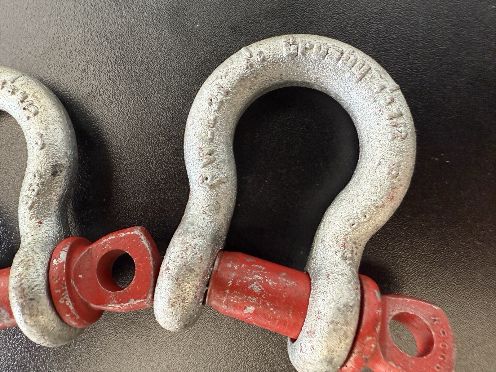 2x 1/2″ Crosby Screw Pin Anchor Shackle 2 Ton WLL