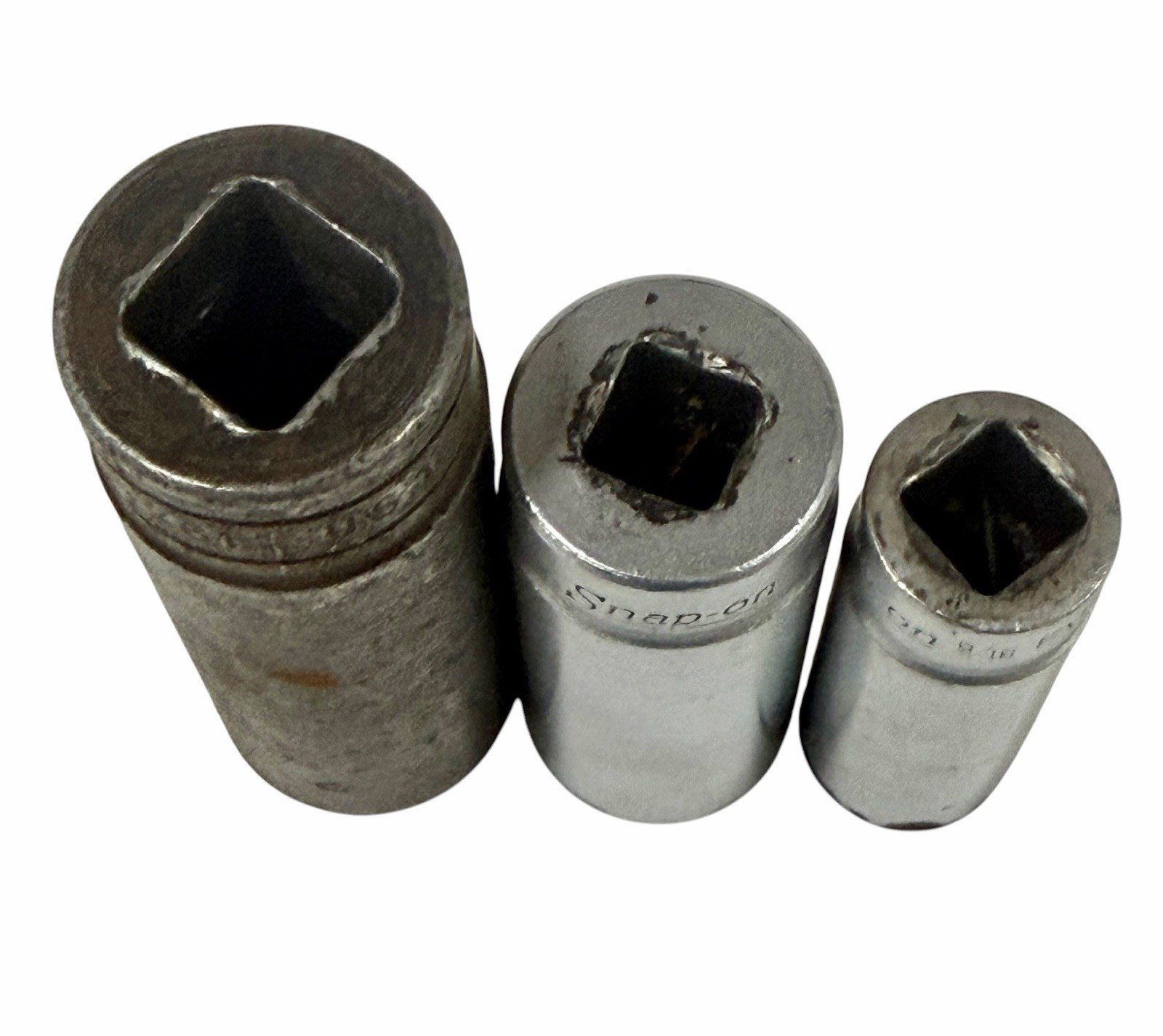Vtg Snap On Sockets 12 PT. F181,F221, FVS181, FVS241,SW281, S261 Lot of 6