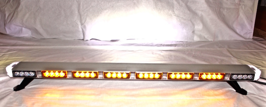 47” Amber LED Light Bar Tow Truck Plow Roll Back w/ CARGO & BRAKE/TURN SIGNAL