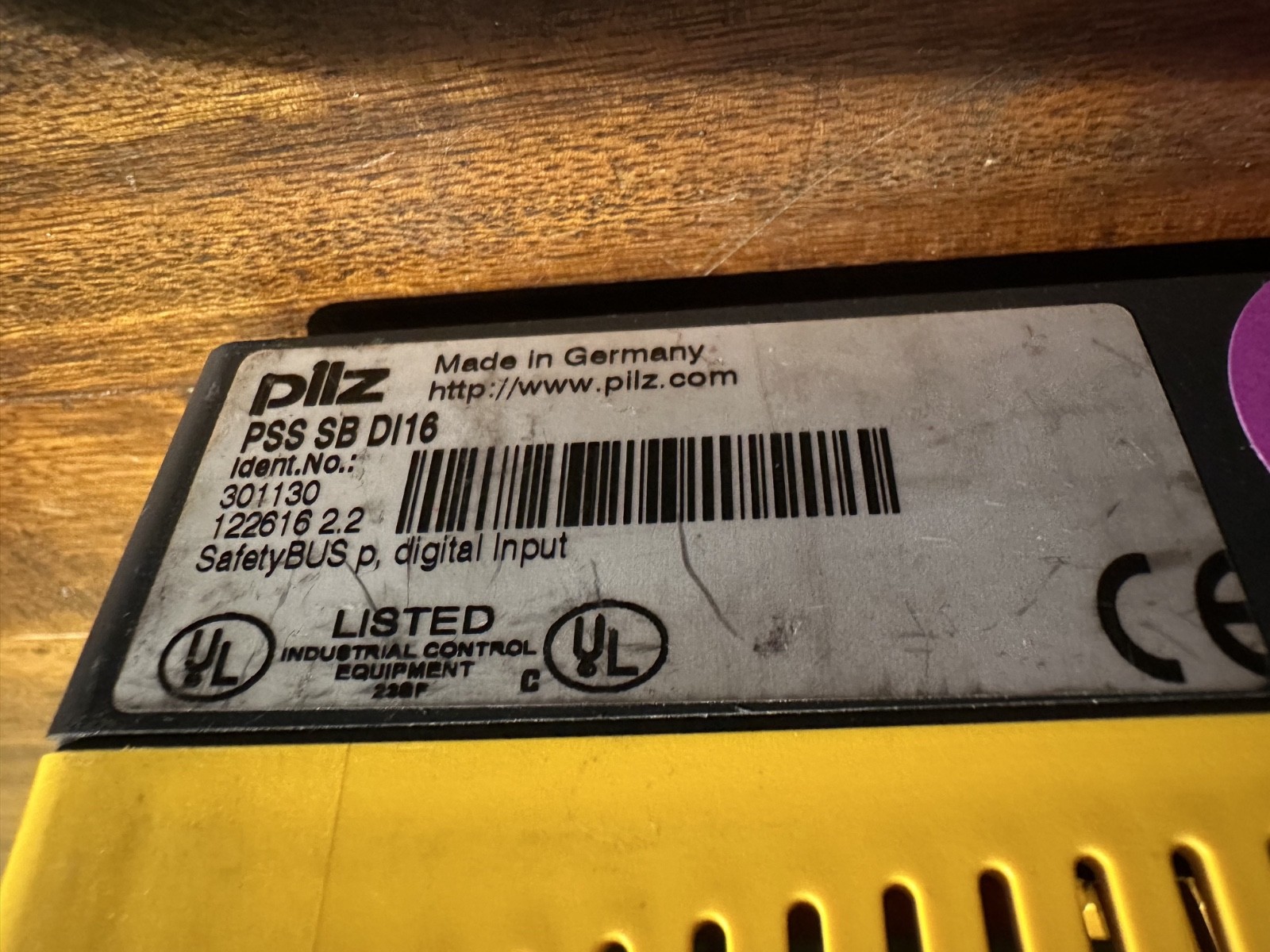 Pilz 301130 digital input
