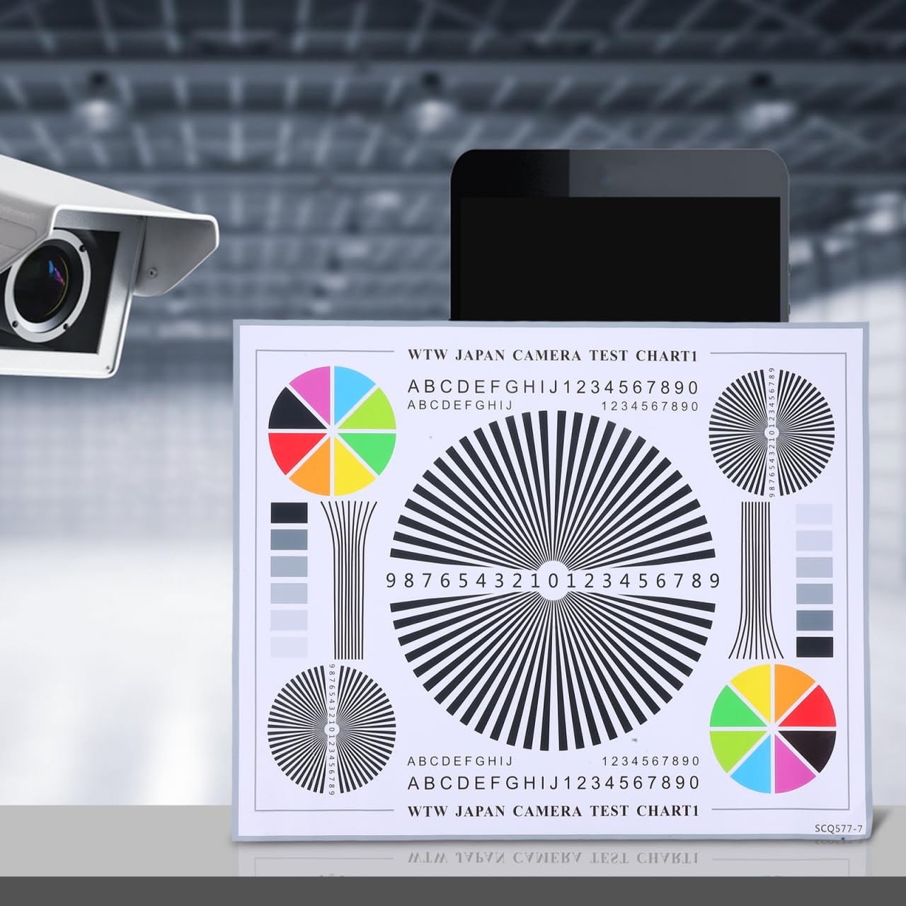 ARTIBETTER Camera Focus Calibration Card Lens Test 40.00X30.00X0.10CM, Multi