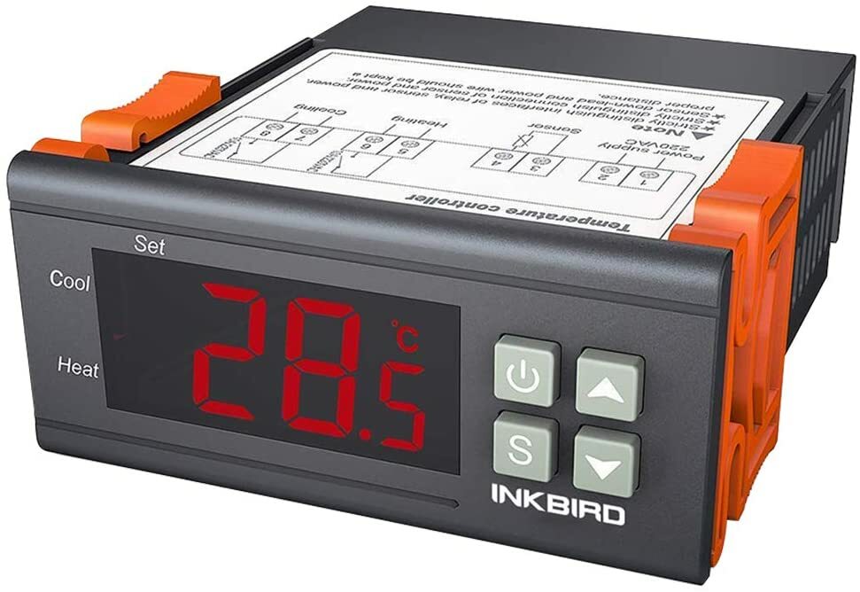 Inkbird Temperature Controller Thermostat 2 Relays Refrigerators Control 1100W