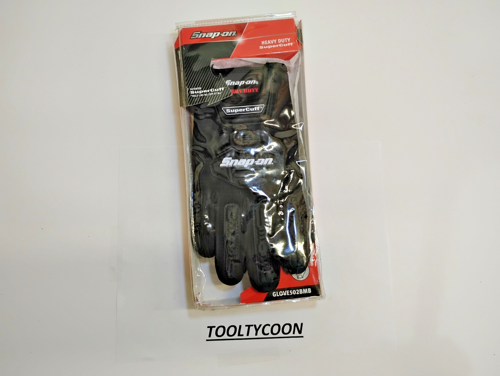 Snap-On Tools NEW GLOVE502BMB SUPER CUFF Gloves HEAVY DUTY MEDIUM BLACK