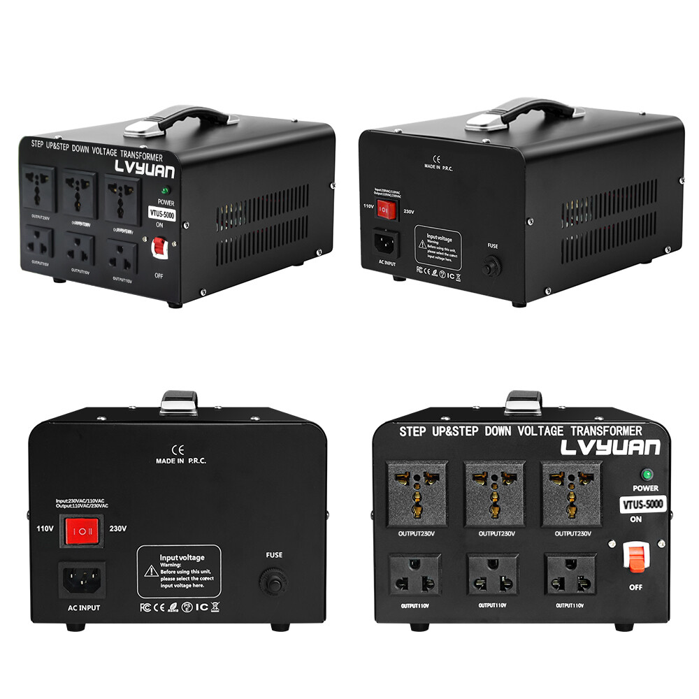 5000W Voltage Transformer Converter Step Up & Down 110V to 220V & 220V to 110V