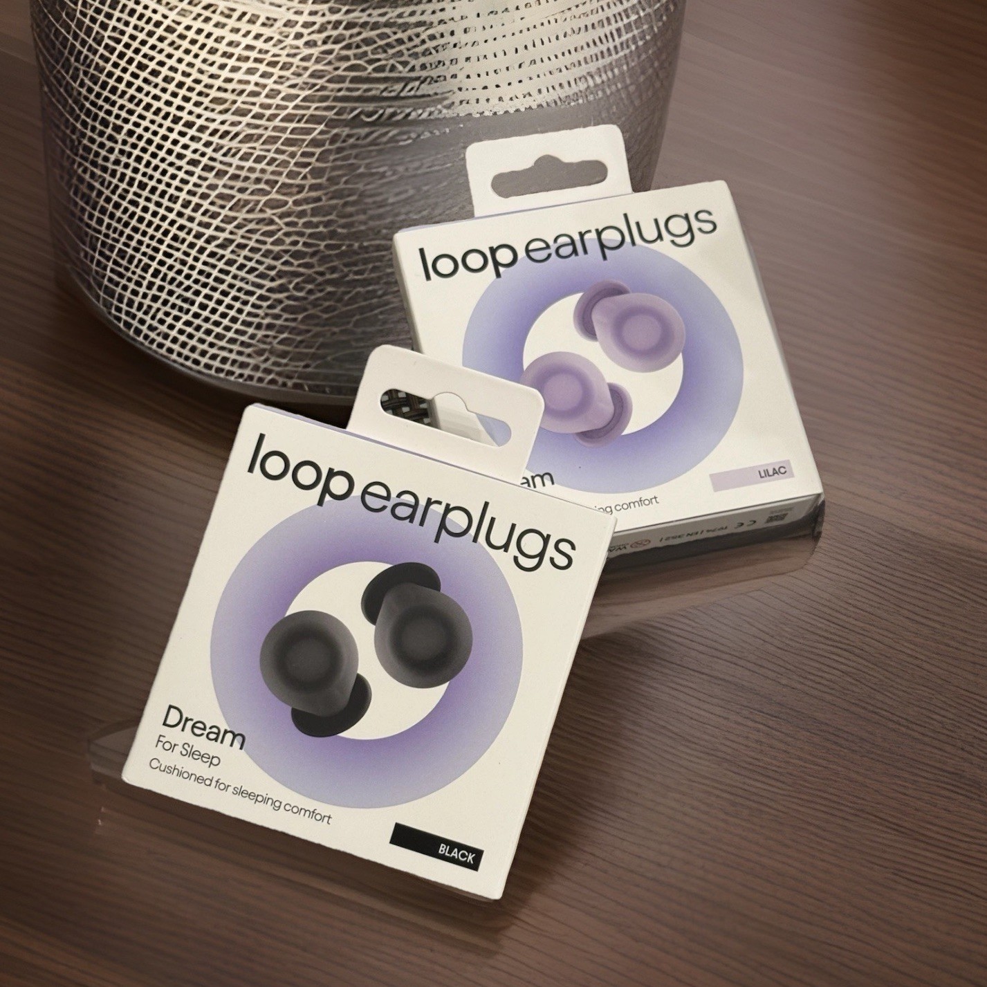 2x Lot Loop Dream – Silicone/Memory Foam Earplugs for Sleep Comfort- Couple Pack