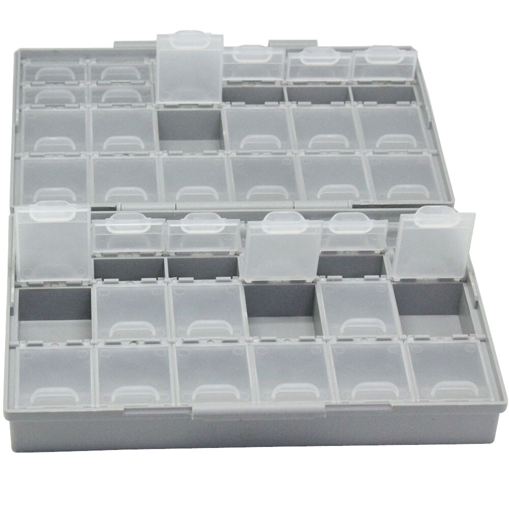 AideTek BOX-ALL-48 Enclosure box SMD SMT 0805 0603 0402 components storage USA