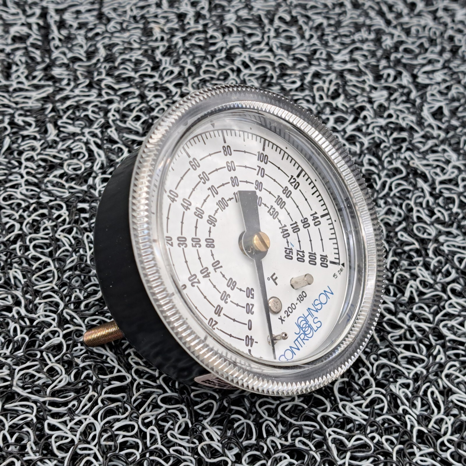 Johnson Controls X-200-180 Temperature Gauge, 2.5″, -40/160F, 0/100F