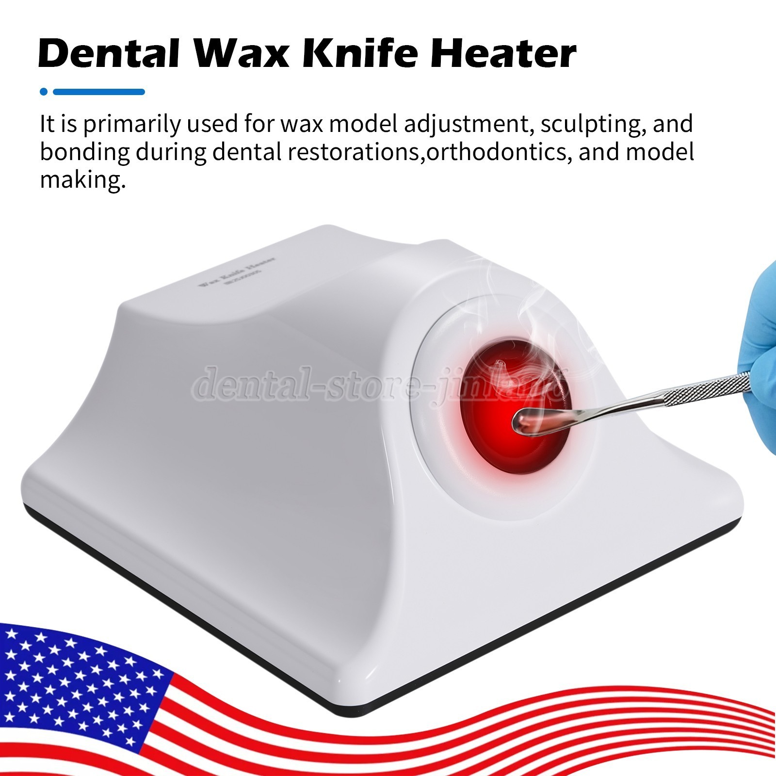 Dental Wax Knife Spoon Heater Wax Carving Bonding Rapid Heating 3-5 Seconds USA