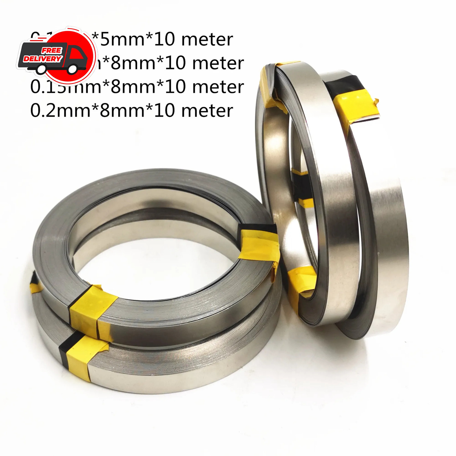 18650 Battery Nickel Strip 10m Roll Spot Weld Tab for Li-ion Welder 0.1mm