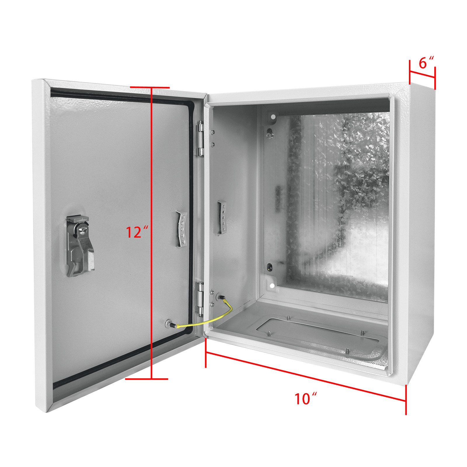 Waterproof IP65 Outdoor Electrical Enclosure Box 12x10x6 Inch