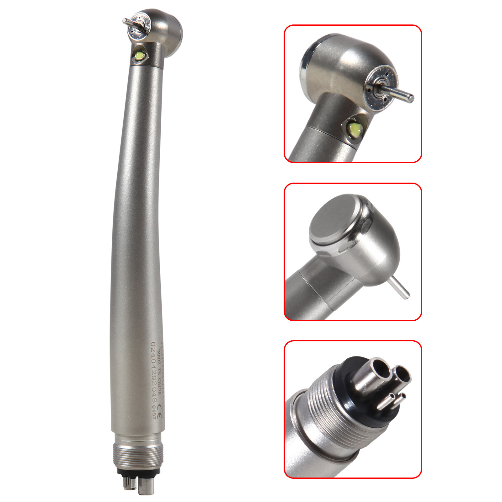 KaVo Style Dental Fiber Optic LED E-generator High Speed Handpiece Turbine 4HOLE