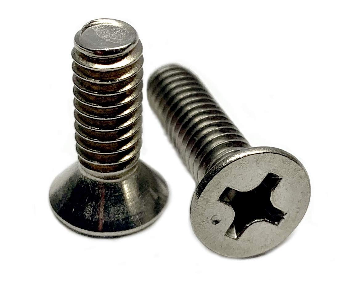 316 Stainless Steel Phillips Flat Machine Screw Kit Marine Bolt Supply