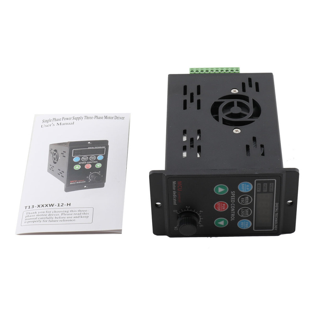 Single To 3 Phase 750W 1HP 110/220V Variable Frequency Drive Inverter VFD VSD