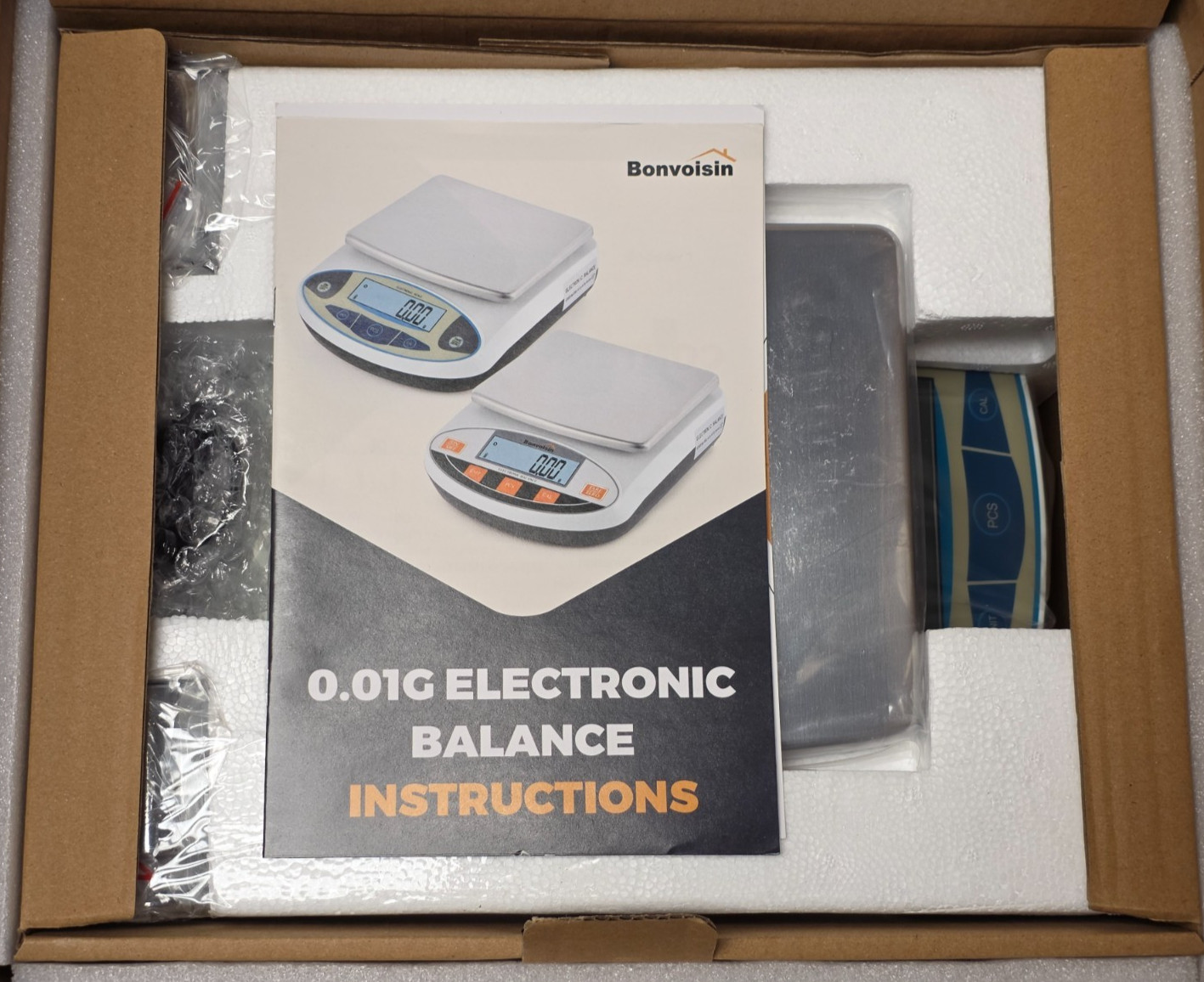 Bonvoisin Lab Scale 3000g x 0.01g High Precision Analytical Digital Balance New