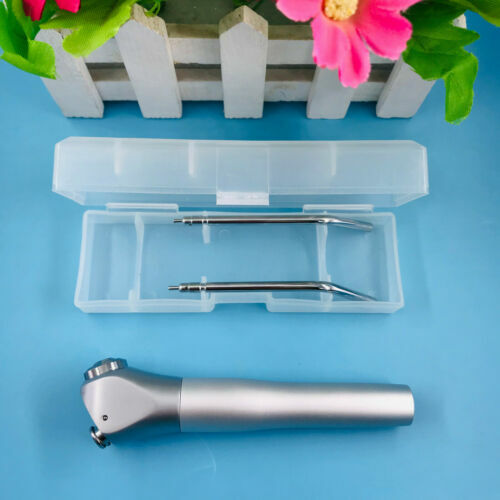 Dental 3 Way Air Water Spray Triple Syringe + 2 Nozzles Valve Core style button