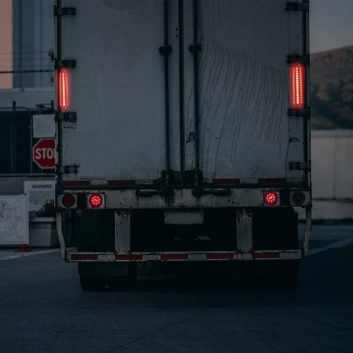 15 LED Trailer Brake Tail Light, LED Bar Stop Turn Tail Lights Color: Red Lens