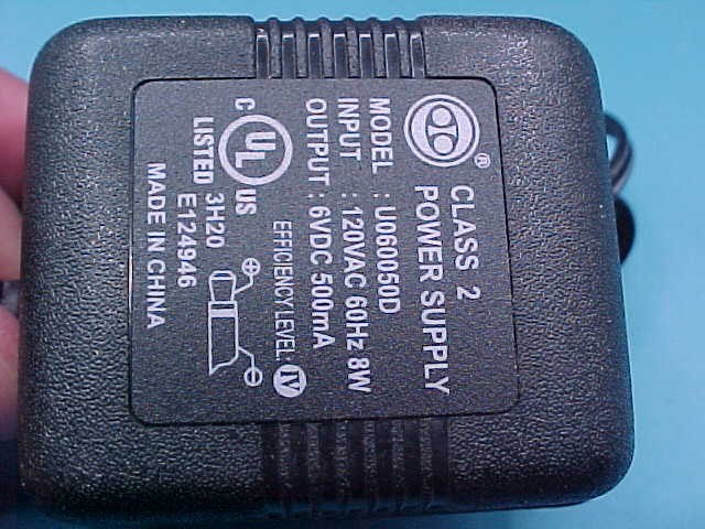 lot of 5 SLOAN PLUG IN ADAPTERS 110VAC/6VDC SFP6 0362006 SI