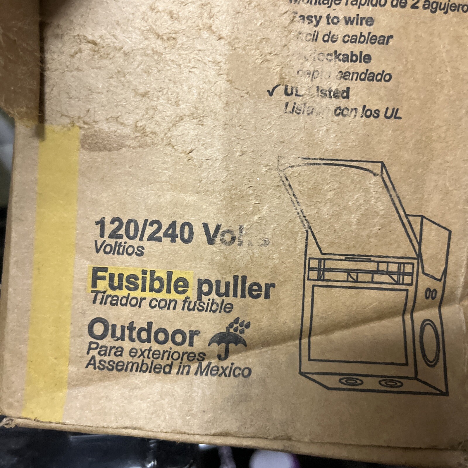 GE AC Disconnect Outdoor Switch 30A 120/240V TF30RCP