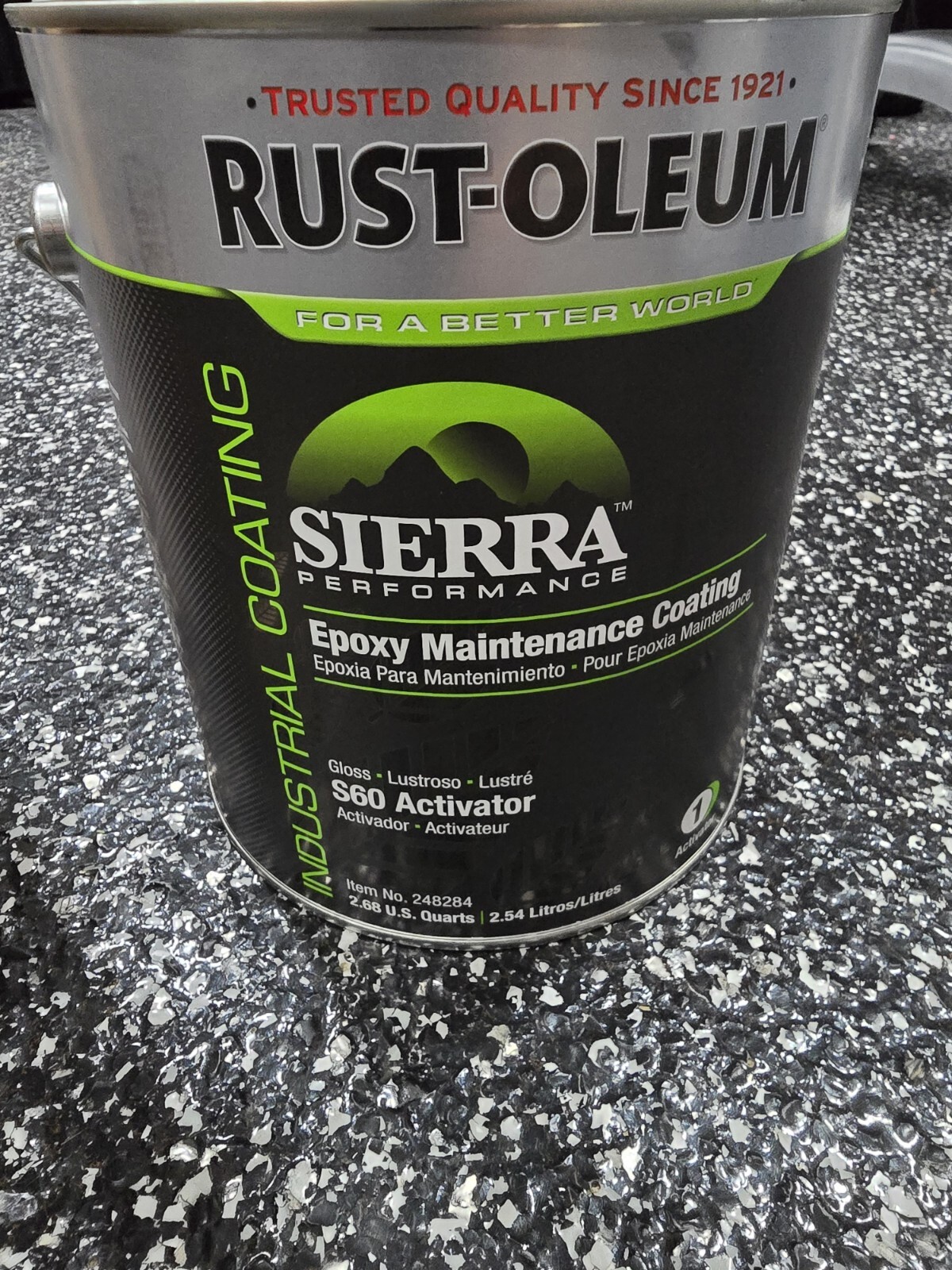 RUST-OLEUM 248289 Epoxy Activator/Finish,Oyster White,1gal 4DNA6