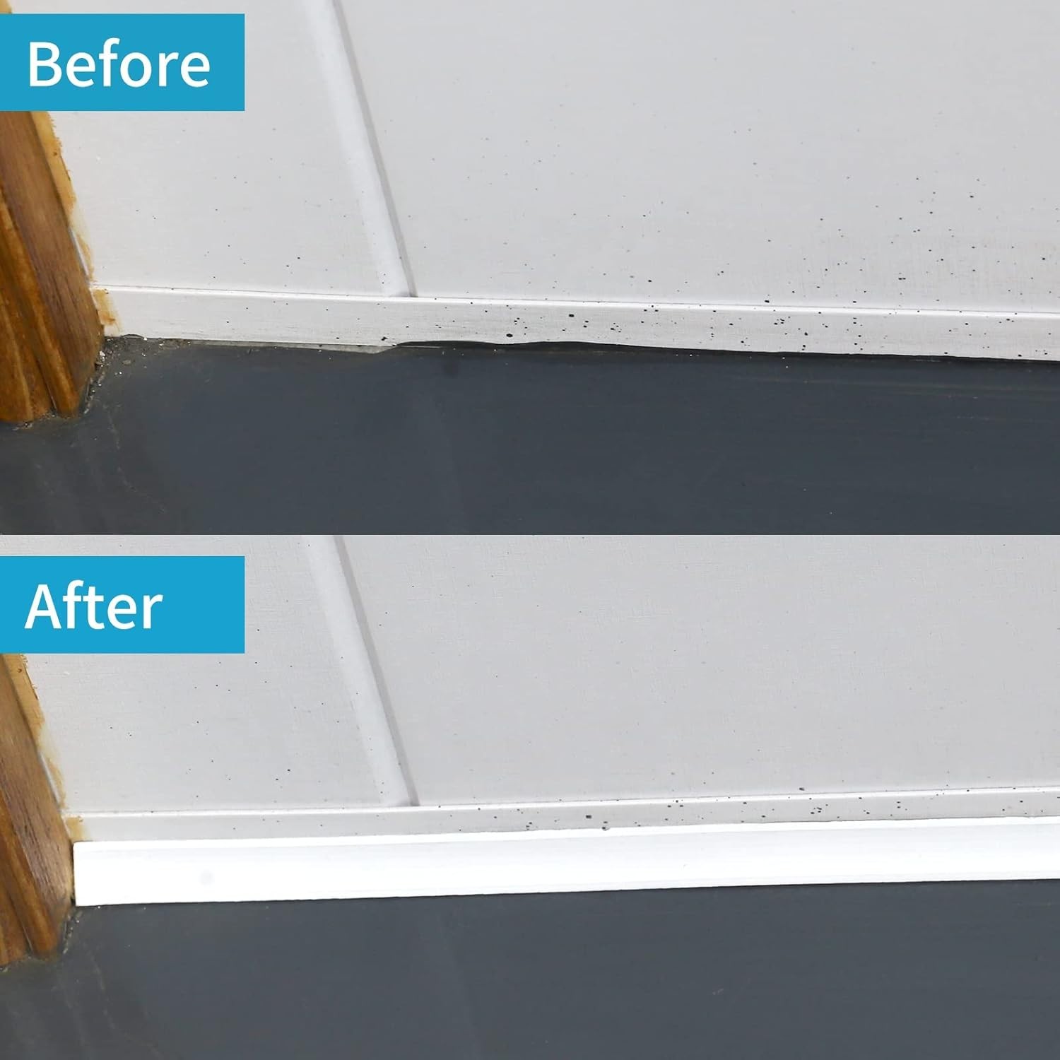 Durable Peel and Stick Trim Strip for Molding – 3/4″ x 16 Ft, Ideal for Any Room
