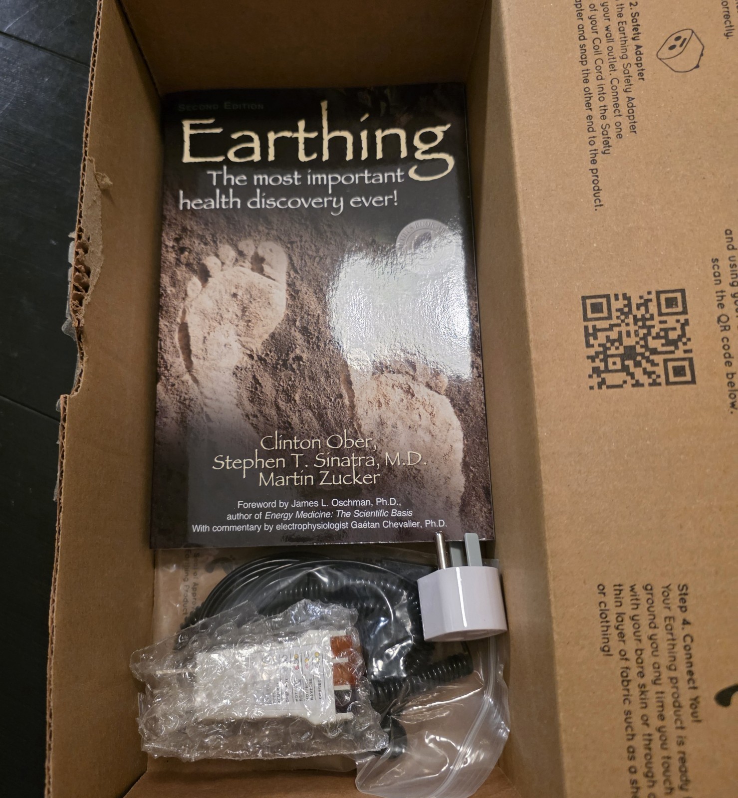 Single Earthing Grounding Universal Mat Kit w/ Coil Cord/Safety Adapter/Outlet