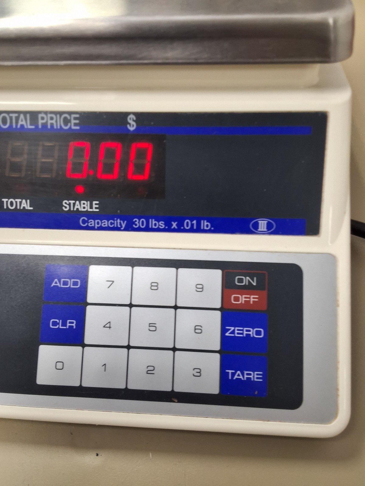 Globe GS30 Price Computing Scale 30lb x 0.01lb – NTEP Legal for Trade – Dual LCD