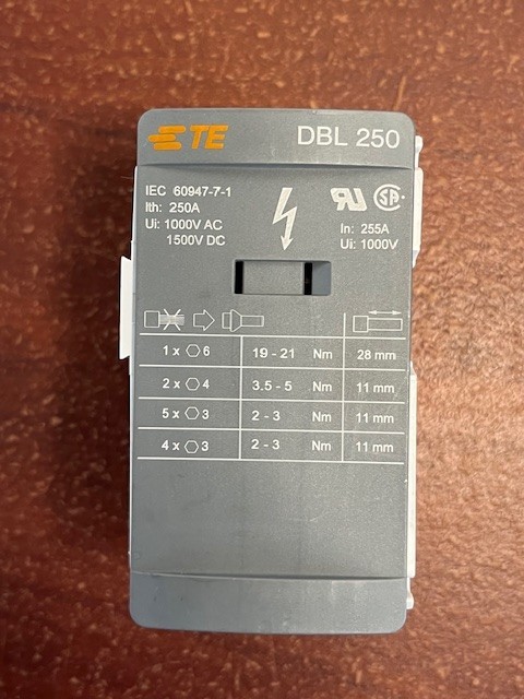 Entrelec ABB/TE Wiring Terminals Accessories DBL250 / 1SNL325010R0000 NEW