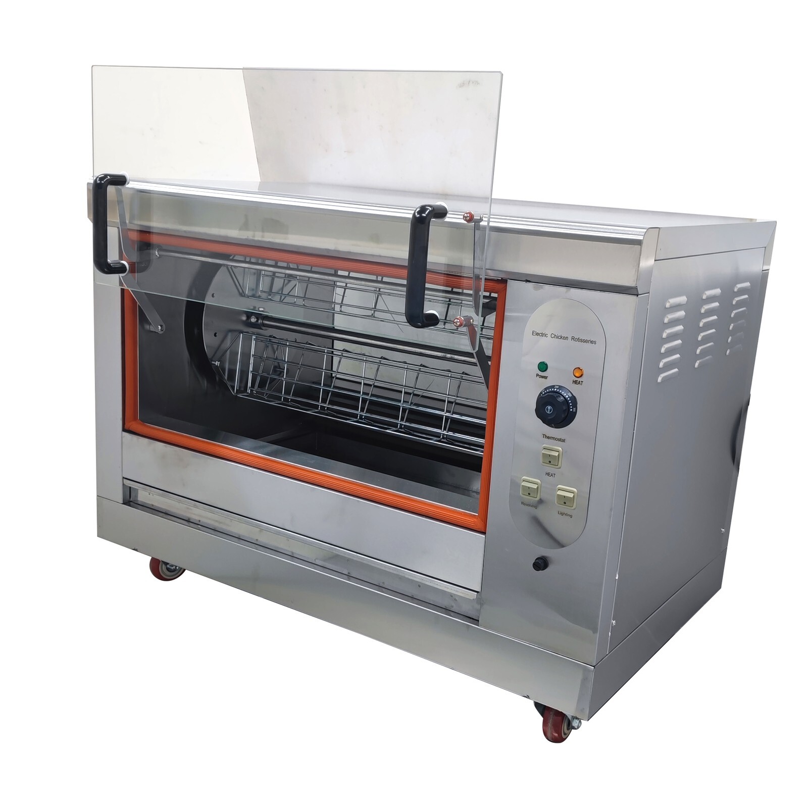 220V Table Type Electric Chicken Rotisserie Machine 122-572°F Temp. Range 8.16HP