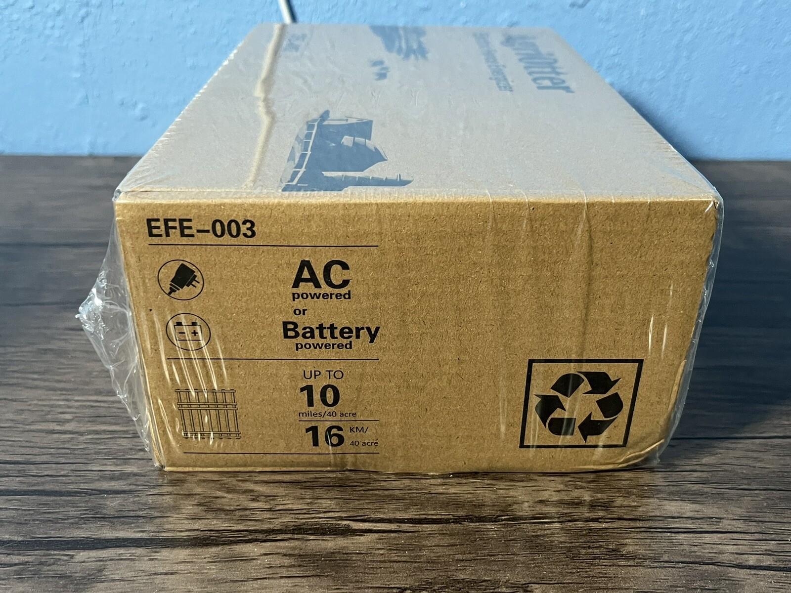 AgriOtter Electric Fence Energizer 40 Acre 10 miles 2 in 1 Powered by Battery