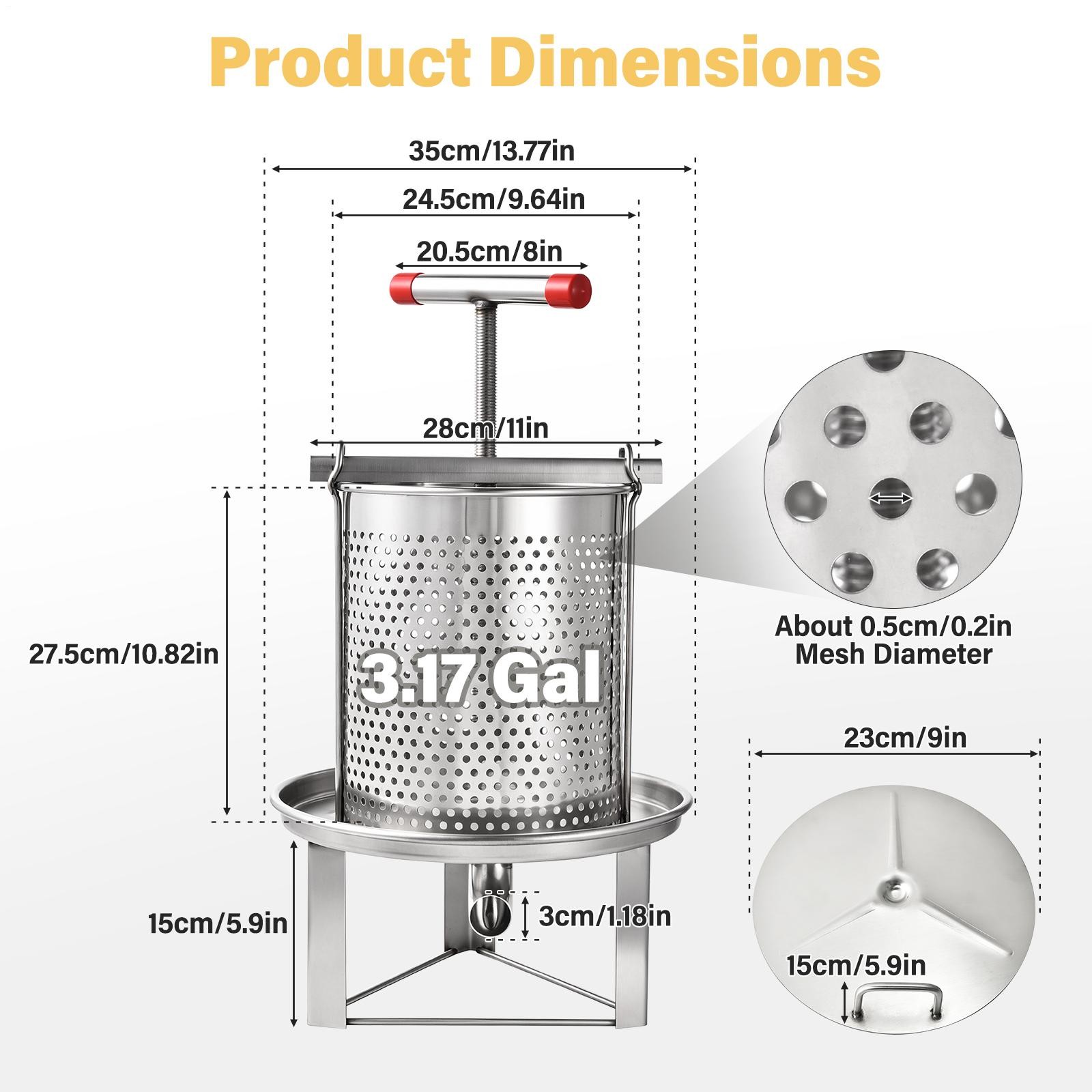 Honey Press Extractor Manual Honey Fruit Vegetable Juicing Press Machine