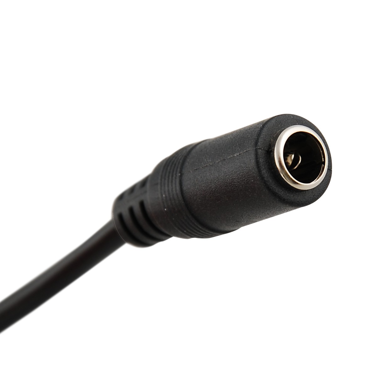 DC Power Right Angle Adapter Cable Cord 5.5mm x 2.1mm Male to Female Barrel Jack