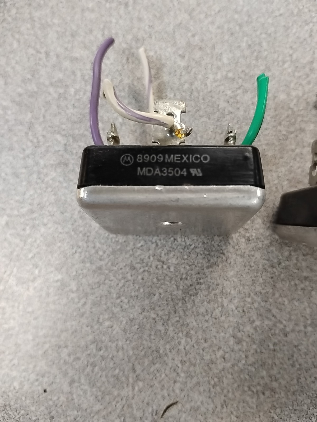 LOT OF 2: MDA3504 Bridge Rectifier Diode, 1 Phase, 35A, 400V