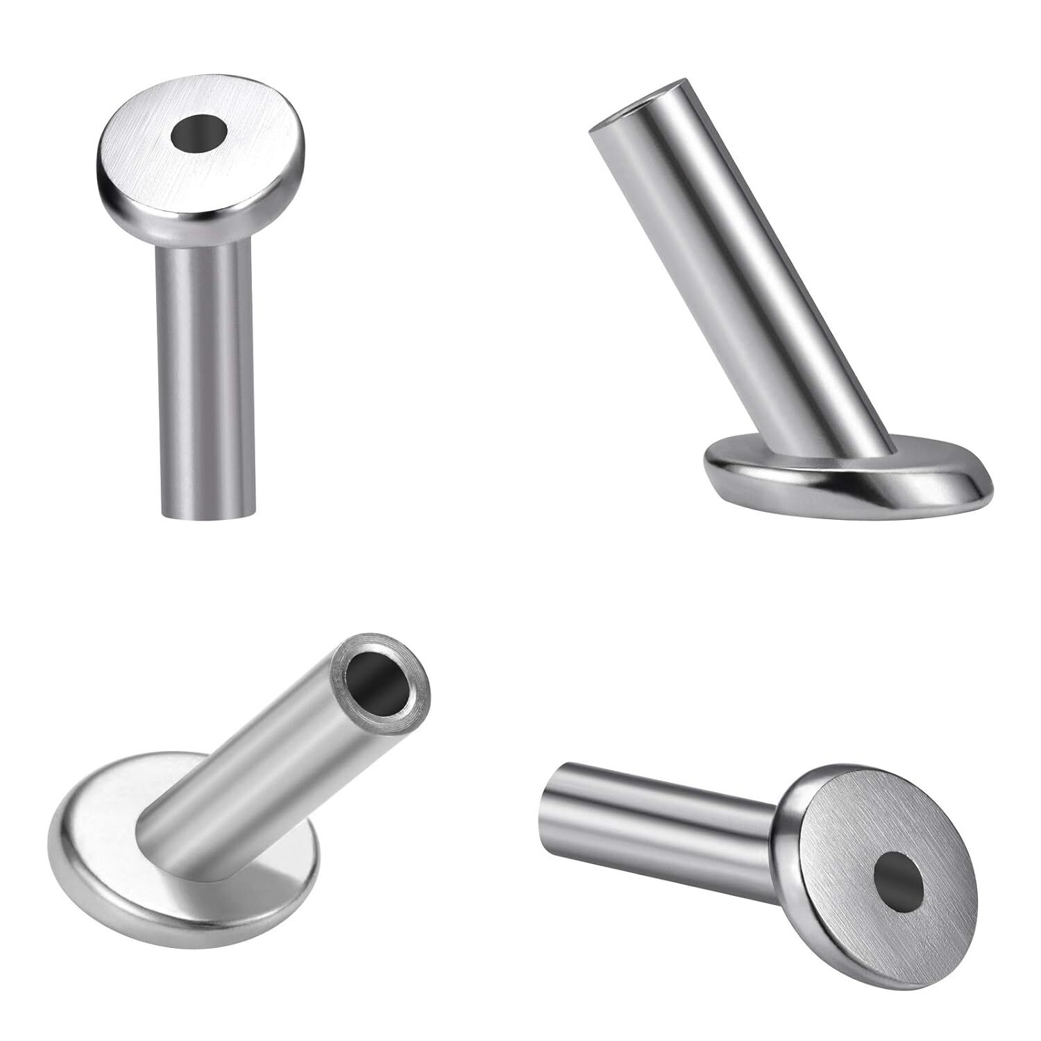 T316 Stainless Steel 30° Degree Angle Protector Sleeves for 3/16″ Cable Railing