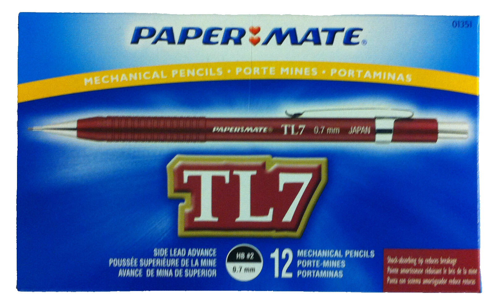 TL7 Drafting Mechanical Pencil 0.7mm – PAPER MATE Brand – One box of 12 pencils
