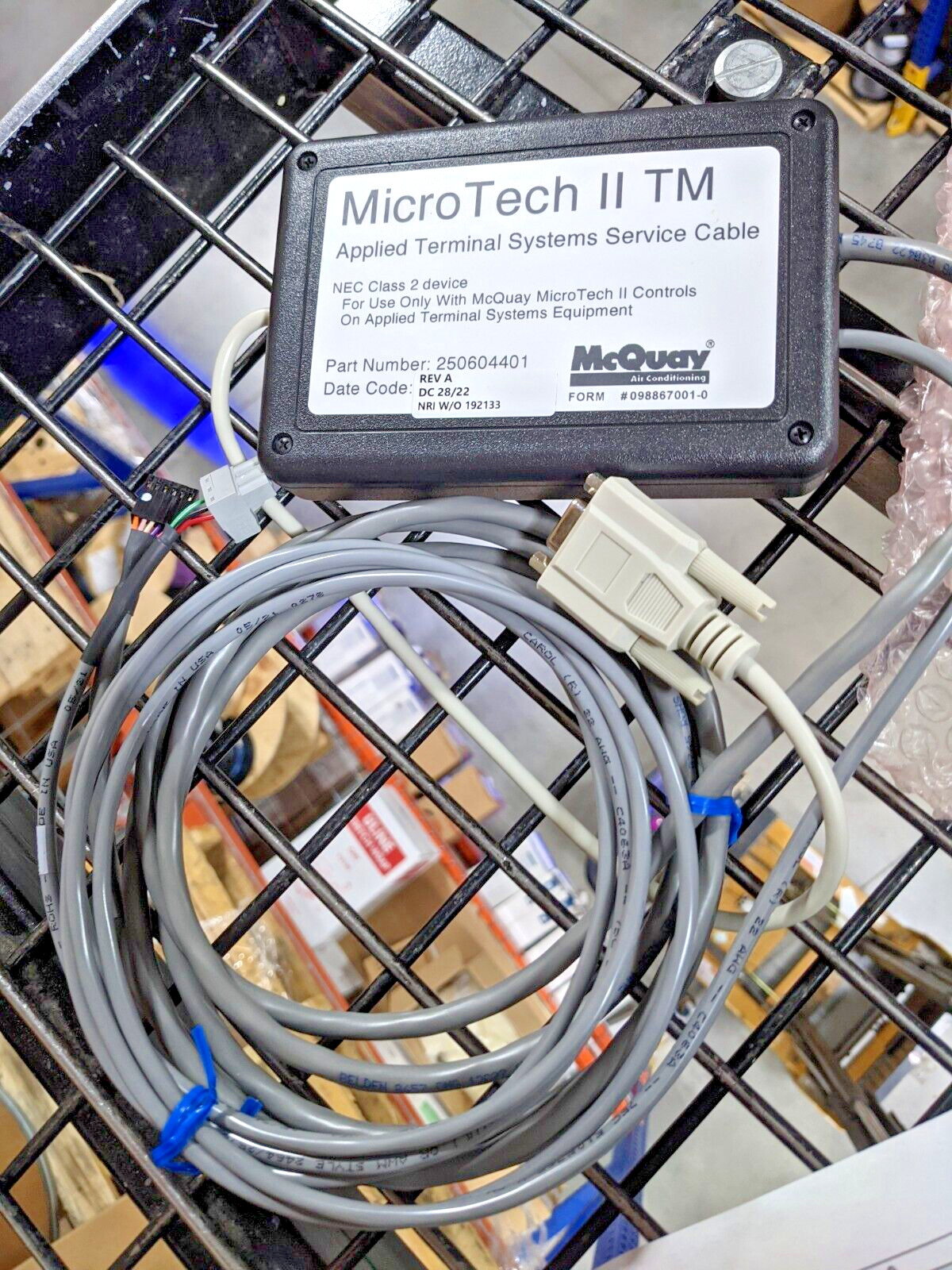 Daikin McQuay ATS Service Cable Kit 250604401