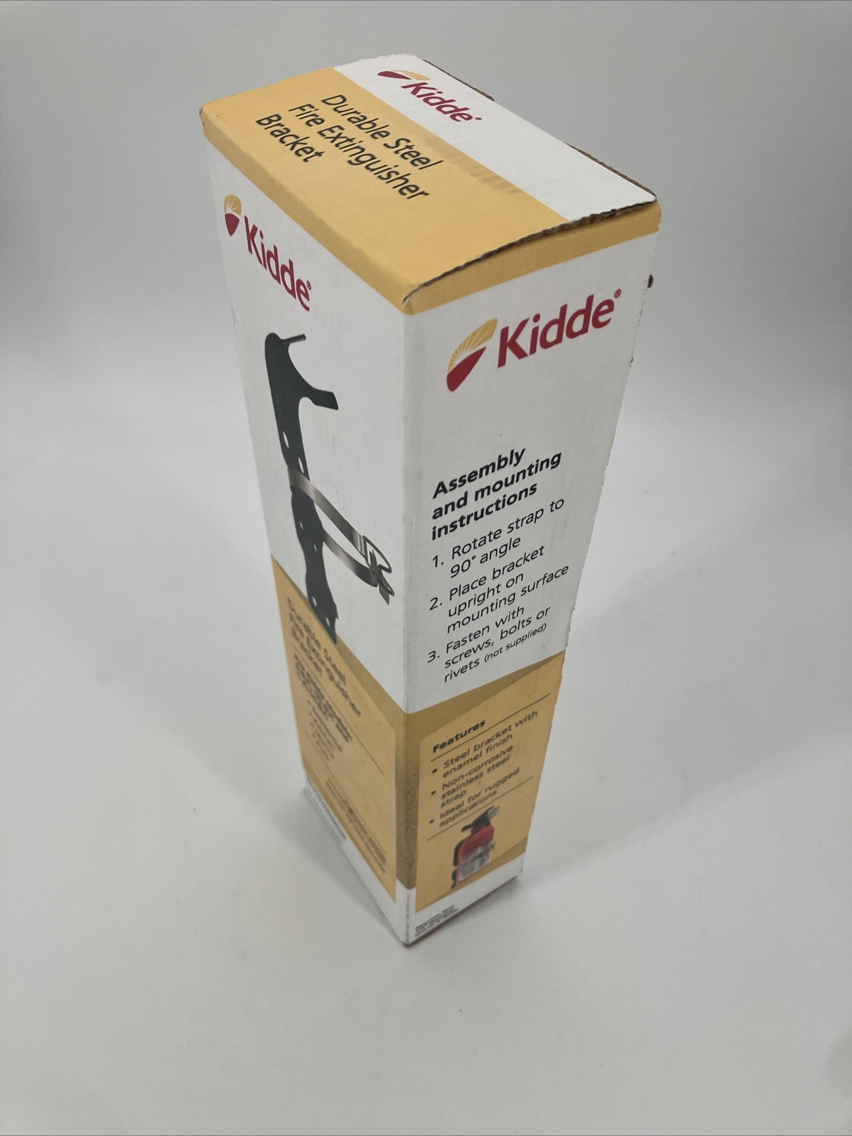 Kidde Wall Mount Fire Extinguisher Retention Bracket 2.5lb 896698R Fast Shipping