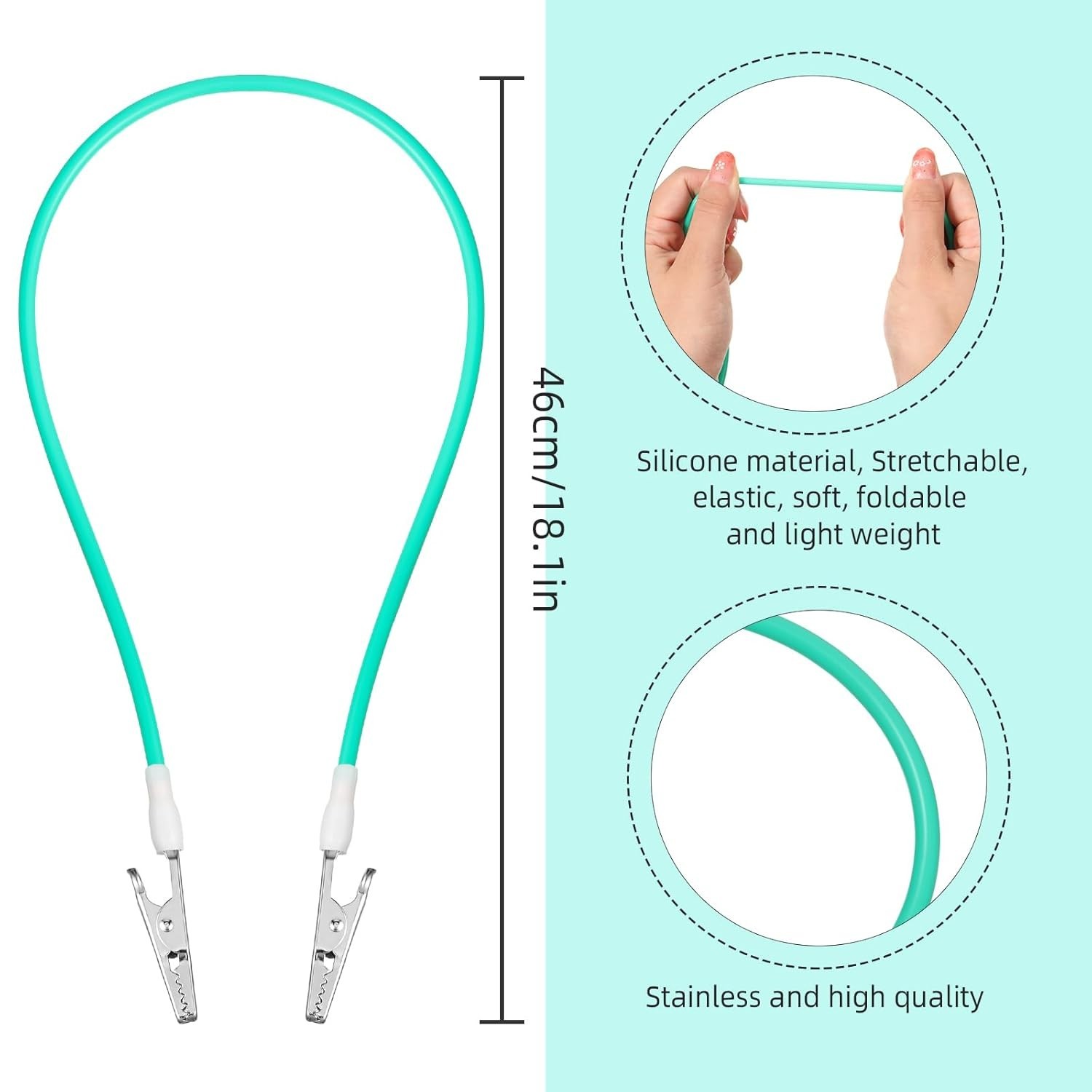 Versatile 12-Pcs Bib Holder Clips – Comfortable and Colorful for Everyday Use