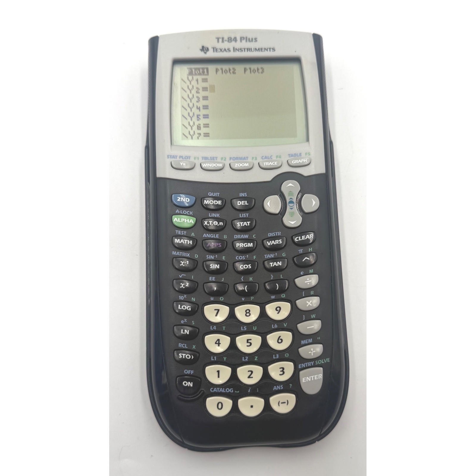 Texas Instruments TI-84 Plus Graphing Calculator Tested Working w/ Slide Cover