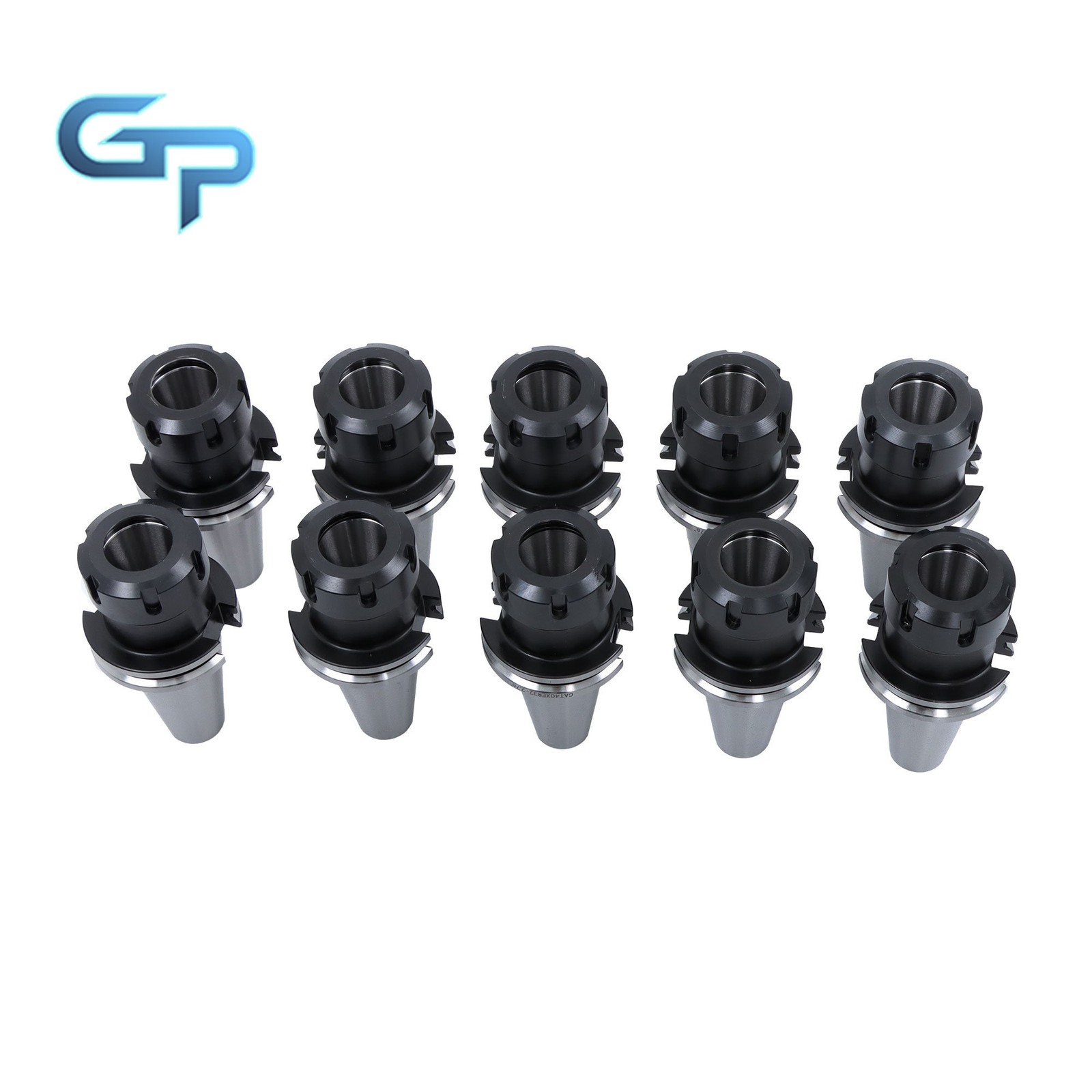 CNC Milling Tool Holder Set 10pcs CAT40 ER32 2.76″ 70mm Chuck