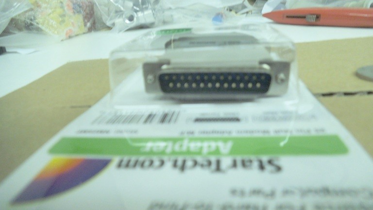 StarTech 25 pin RS232 Null Modem Adapter Male Female, NM25MF, nos