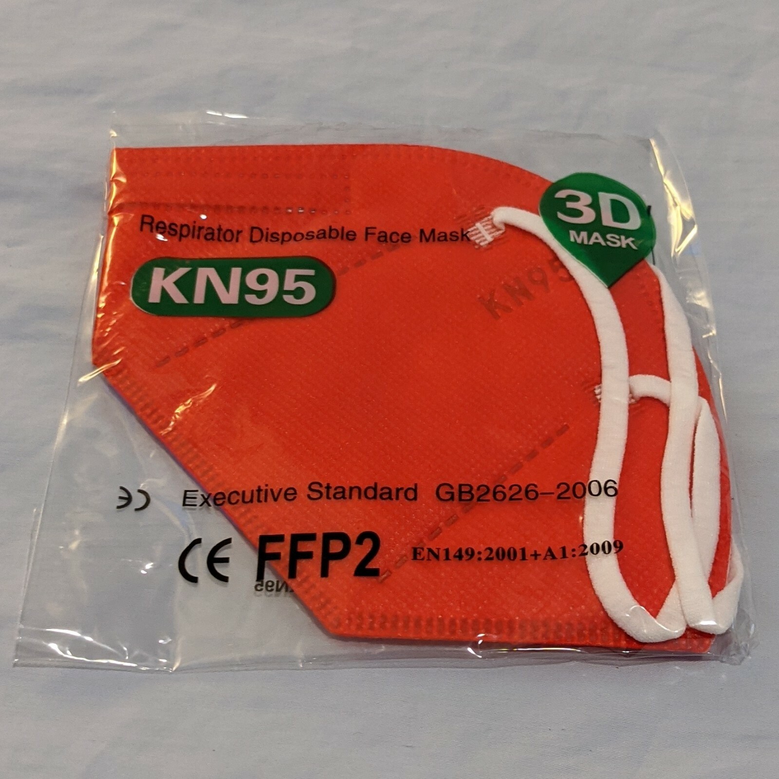 KN95 Adult Mask Individually Wrapped. Black or Red only. NEW 10-Pack KN 95