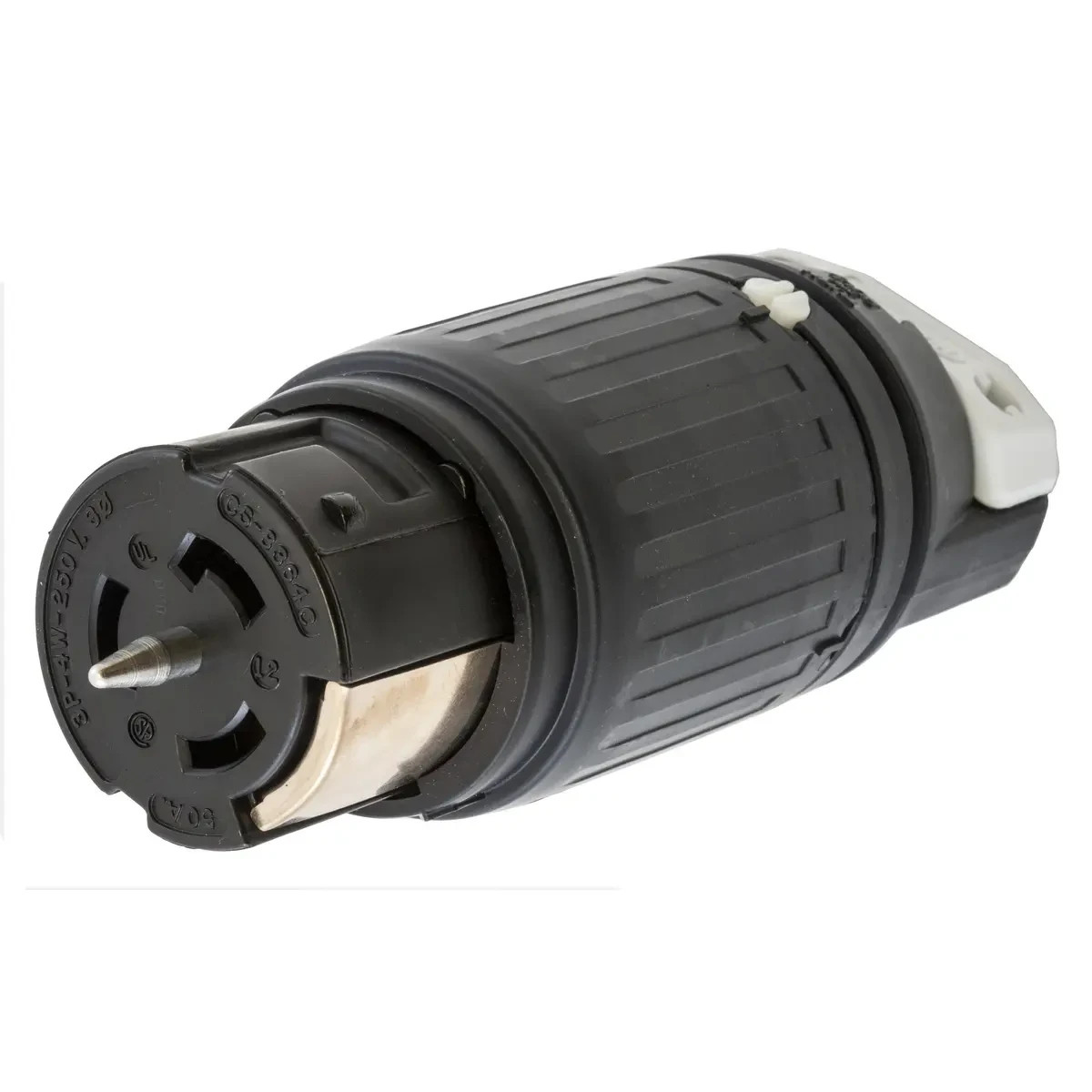 Hubbell CS8364 – 50 Amp, 3-Phase 250V AC, Non-NEMA, 3P, 4W, Locking Connector