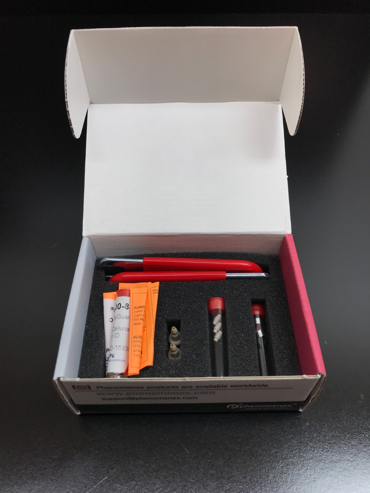 Phenomenex Part No KJ0-4282 SecurityGuard Guard Cartridge Kit