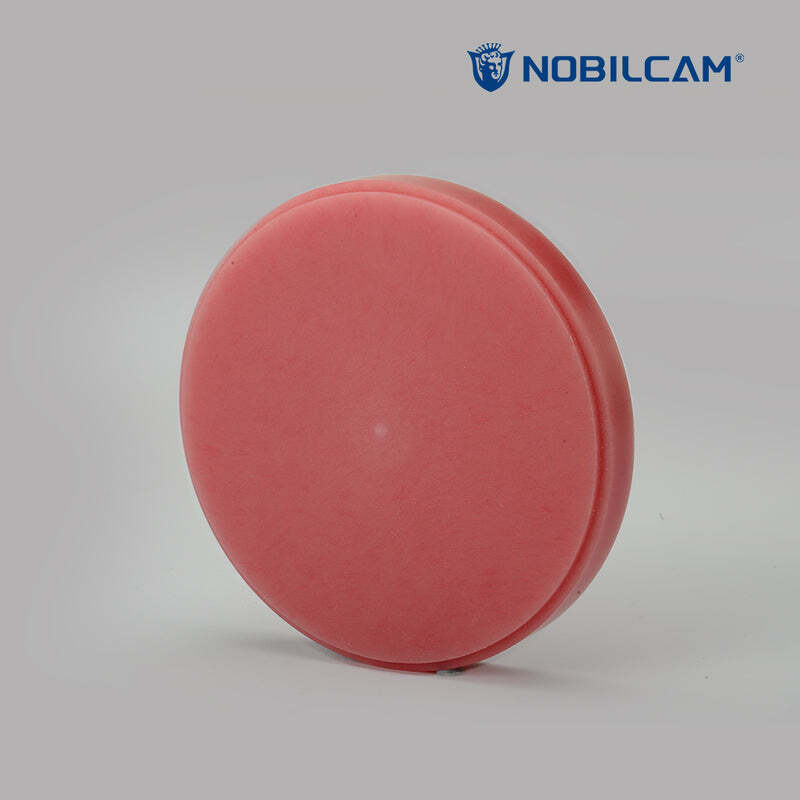 NOBILCAM Pink PMMA Disc Block